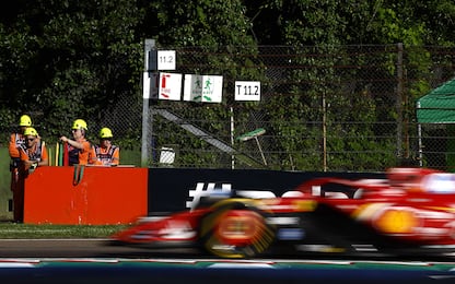 GP Imola LIVE: Verstappen in testa, Leclerc 3°