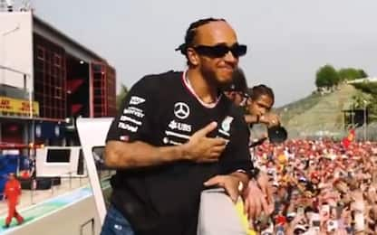 Hamilton pazzo dei tifosi Ferrari: "Fantastici"