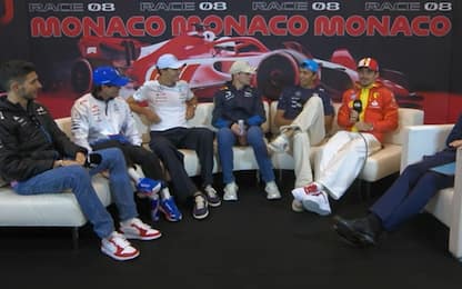 GP Monaco, conferenza piloti in LIVE STREAMING