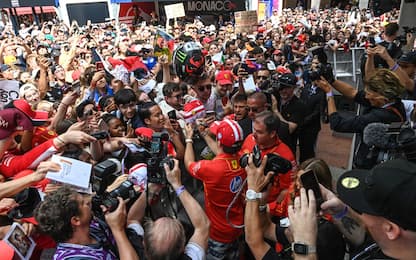 Monaco, bagno di folla per Leclerc a casa sua