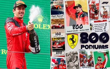 Ferrari sempre più nella storia: 800 podi in F1!