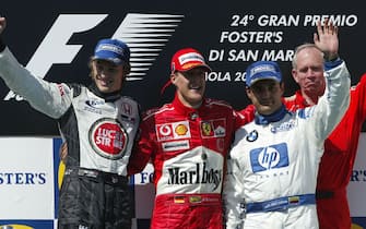 2004 San Marino Grand Prix-Sunday Race,Imola, Italy.25 April 2004.Podium.World Copyright LAT Photographic.ref: Digital Image Only.