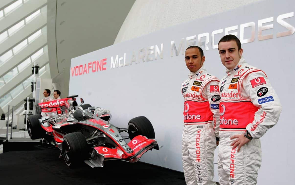 Alonso e Hamilton compagni in McLaren