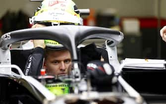 BAHRAIN INTERNATIONAL CIRCUIT, BAHRAIN - DECEMBER 02: Mick Schumacher sits in his Haas VF-20 for his seat fitting during the Sakhir GP at Bahrain International Circuit on Wednesday December 02, 2020 in Sakhir, Bahrain. (Photo by Andy Hone / LAT Images)