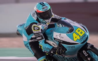 DOHA, QATAR - MARCH 02:  Lorenzo Dalla Porta of Italy and Leopard Racing rounds the bend during the Moto2 & Moto3 Tests - Day Two at Losail Circuit on March 02, 2019 in Doha, Qatar. (Photo by Mirco Lazzari gp/Getty Images)