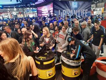 EICMA, bagno di fan per Sky VR46 