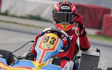 Marquez torna in pista... su un kart