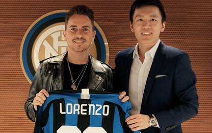 Jorge Lorenzo fa visita all'Inter. FOTO