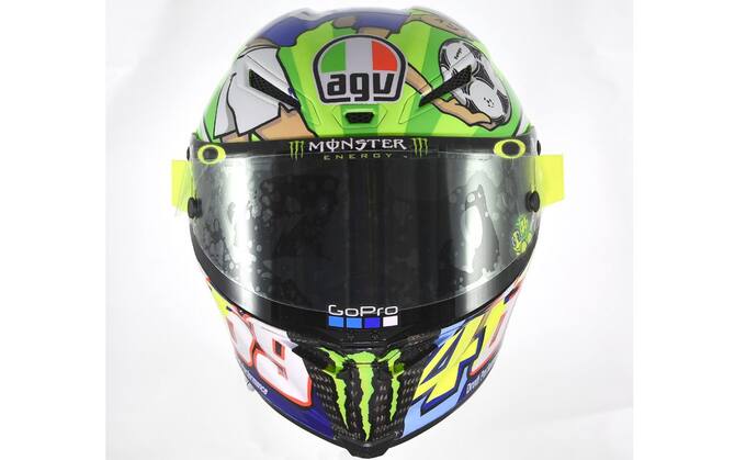 Valentino Rossi, tutti i caschi della sua carriera in MotoGP. FOTO | Sky  Sport