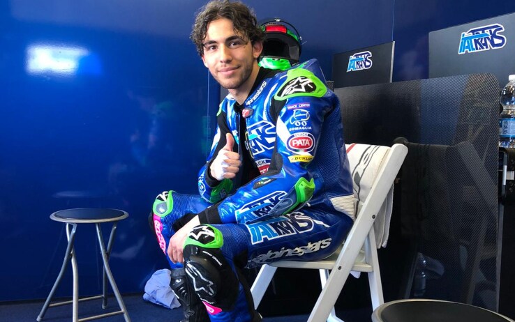 Enea Bastianini, secondo nella 1^ giornata di test a Jerez