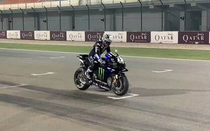 Yamaha, Vinales usa l'holeshot sulla M1. VIDEO