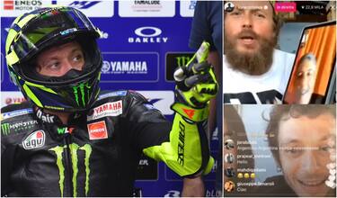 Rossi, chat con Jova: "Il virus, il Sic, i cani"