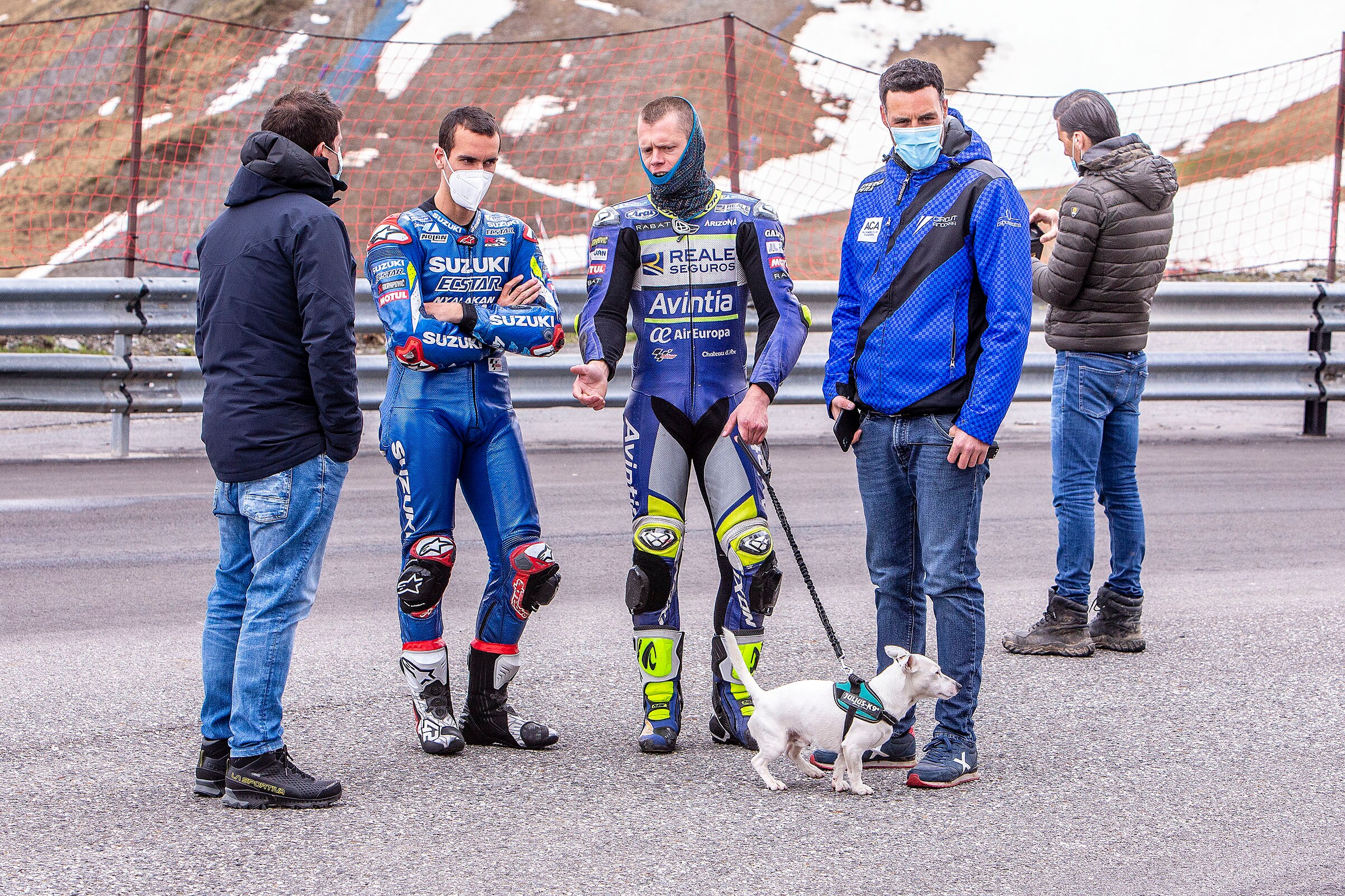 Alex Rins e Tito Rabat (foto Circuit Andorra)