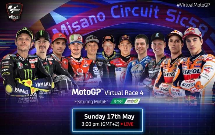 GP Misano virtuale, la griglia dei piloti