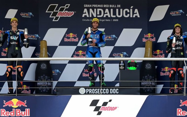 Moto2 Gp Jerez Andalusia 1 Bastianini 2 Marini 3 Bezzecchi Highlights Sky Sport