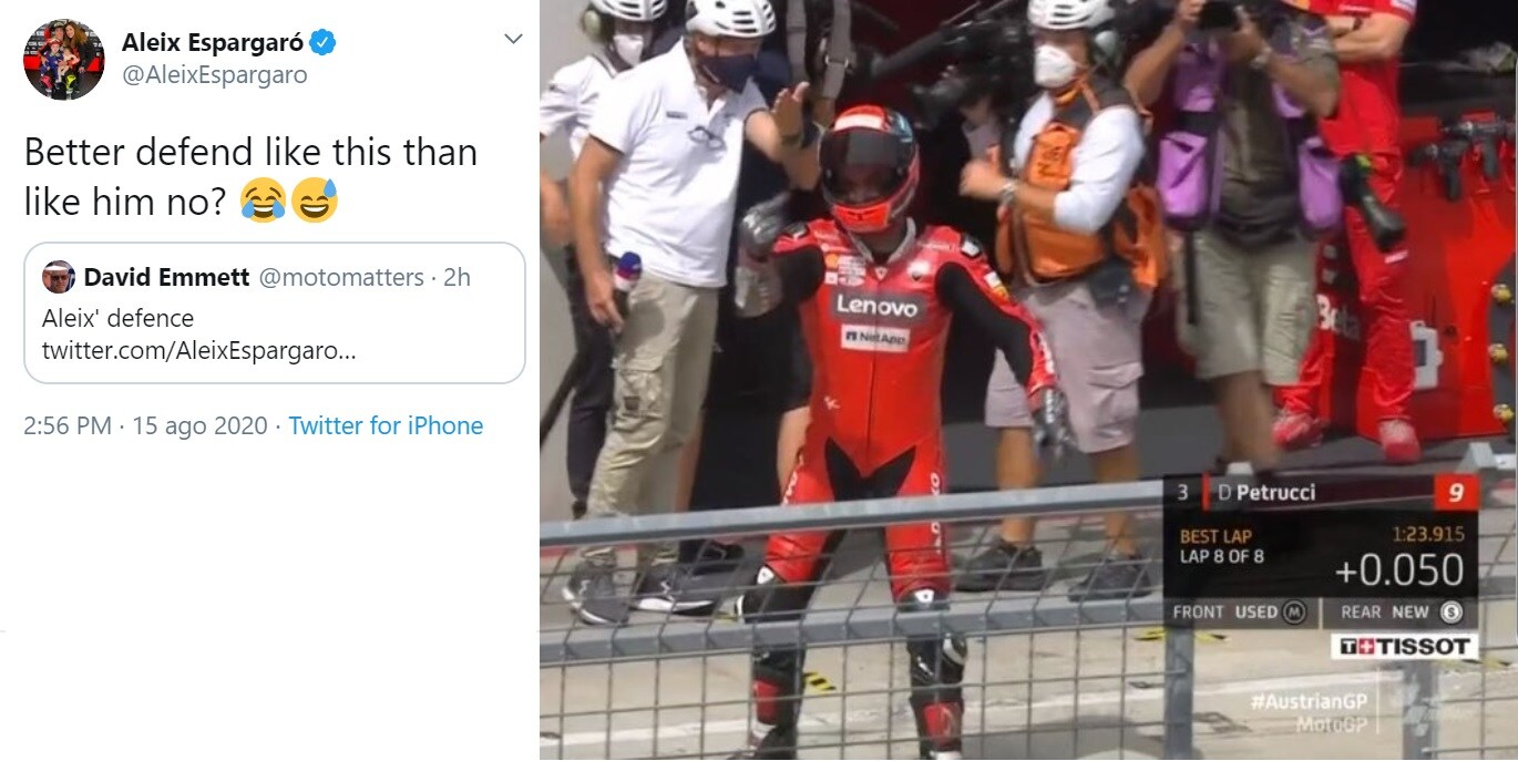Il secondo tweet di Aleix Espargaró