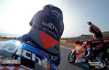 Moto2, che scintille fra Bezzecchi e Martin! VIDEO
