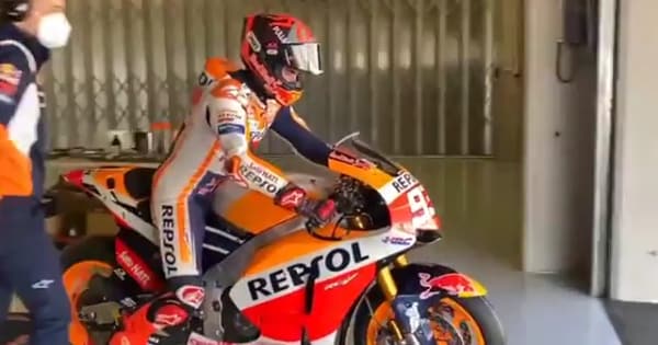 MotoGP, Marc Marquez: test a Portimao con Honda RC213V-S. VIDEO | Sky Sport