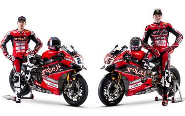 SBK, la Ducati del team Aruba: dominio rosso. FOTO