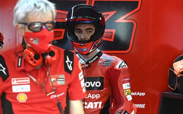 LOSAIL INTERNATIONAL CIRCUIT, QATAR - MARCH 10: Francesco Bagnaia, Ducati Team during the Qatar March testing at Losail International Circuit on Wednesday March 10, 2021 in Losail, Qatar. (Photo by Gold and Goose / LAT Images)