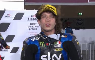 Bezzecchi: "Felice, di solito col vento...". VIDEO