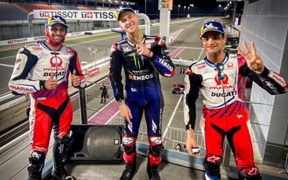 GP Doha, vince Quartararo. 2° Zarco, 3° Martin