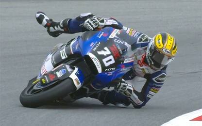 Baltus alla Marquez: salvataggio da urlo! VIDEO