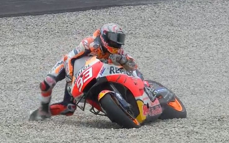 Marc Marquez, the crash in the 2021 Catalunya GP in Montmeló. VIDEO -  Archysport
