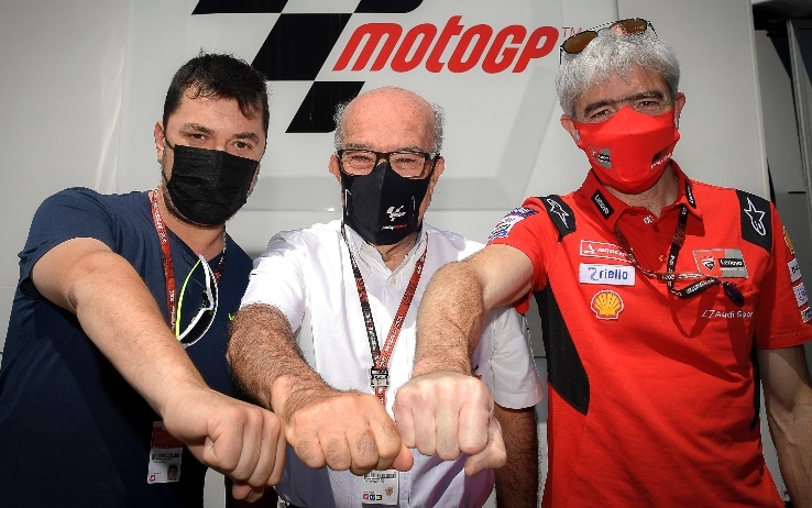 Alessio Salucci, Carmelo Ezpeleta e Luigi Dall’Igna