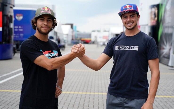 Enea Bastianini e Fabio Di Giannantonio, piloti Gresini Racing in MotoGP nel 2022