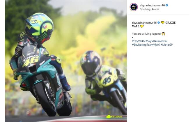 Valentino Rossi si ritira dalla MotoGP: le reazioni social | Sky Sport