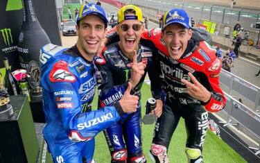Vince Quartararo, podio Aprilia: 3° Espargaró