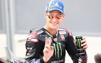 MotoGP 2021: Aragon GP MOTORLAND ARAGON, SPAIN - SEPTEMBER 11: Fabio Quartararo, Yamaha Factory Racing during the Aragon GP at Motorland Aragon on Saturday September 11, 2021 in Alcaniz, Spain. (Photo by Gold and Goose / LAT Images)