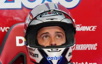 FRANCE MOTORCYCLING GRAND PRIX epa08733545 Italian Moto GP rider Andrea Dovizioso of Ducati Team during the free practice session of the French Motorcycling Grand Prix in Le Mans, France, 10 october 2020. The Motorcycling Grand Prix of France will take place on 11 October 2020. EPA/EDDY LEMAISTRE