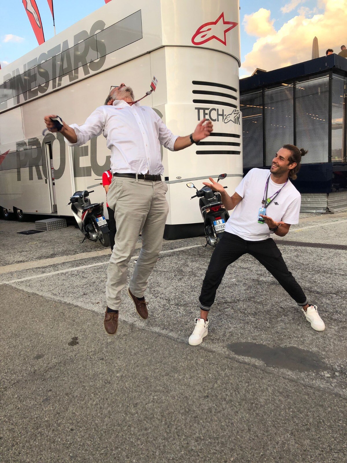 Guido Meda e Gianmarco Tamberi