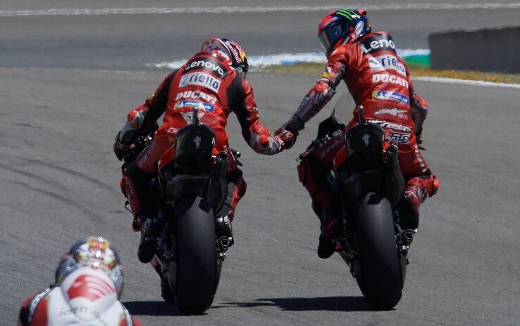 Jack Miller e Pecco Bagnaia, compagni di squadra in Ducati