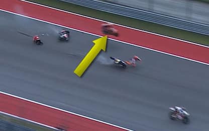 L'incidente in Moto3 analizzato con lo Sky Tech