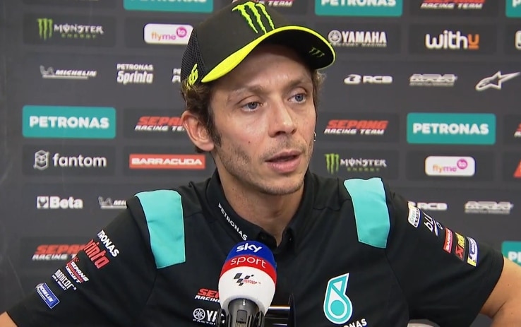 Valentino Rossi dopo le libere a Misano: "Difficoltà Yamaha sul bagnato dal 2016"