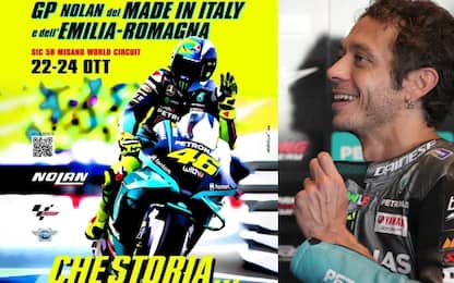 Misano dedica il poster del GP a Valentino Rossi