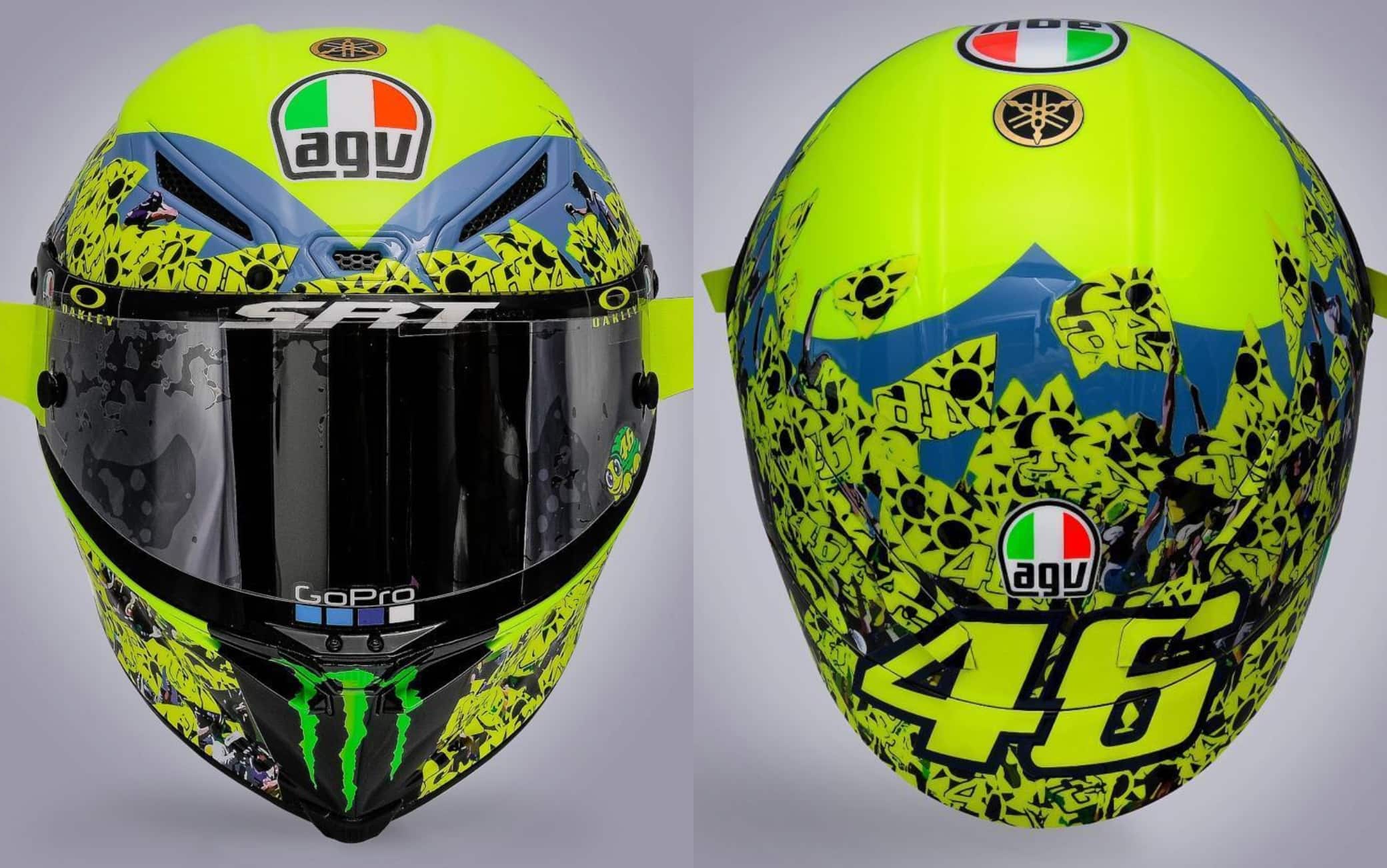 Casque Miniature AGV Valentino Rossi MotoGP 2004 échelle 1/5 - Diecast, Neuf, Collection Altaya
