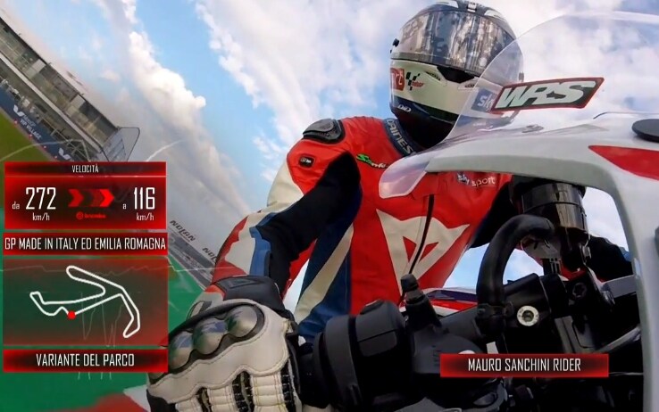 MotoGP, un giro di pista a Misano in sella con Mauro Sanchini. VIDEO