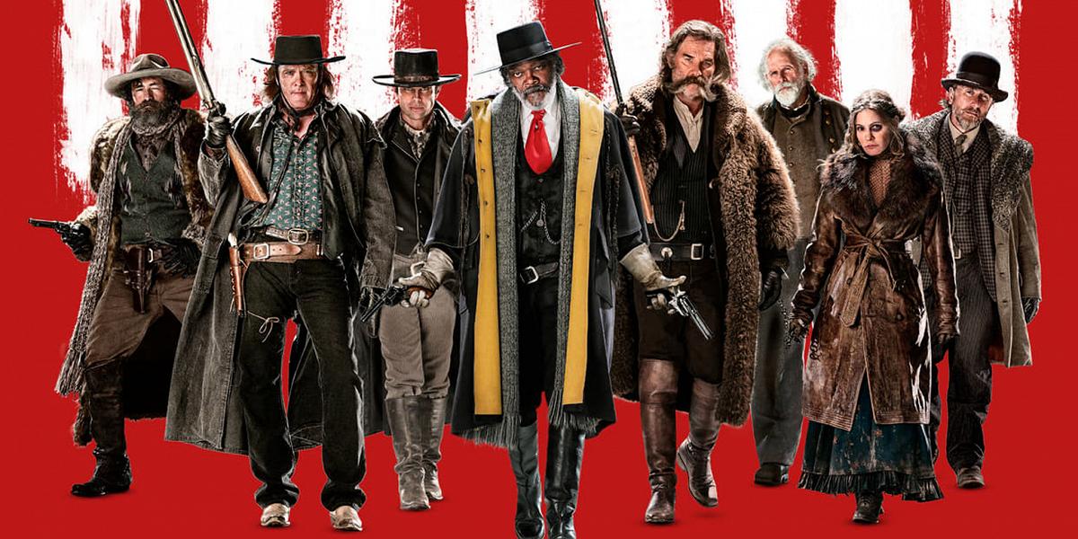 La locandina del film "The Hateful Eight" di Quentin Tarantino