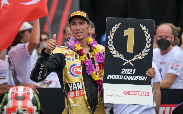 Toprak Razgatlioglu, campione Superbike 2021 in sella alla Yamaha