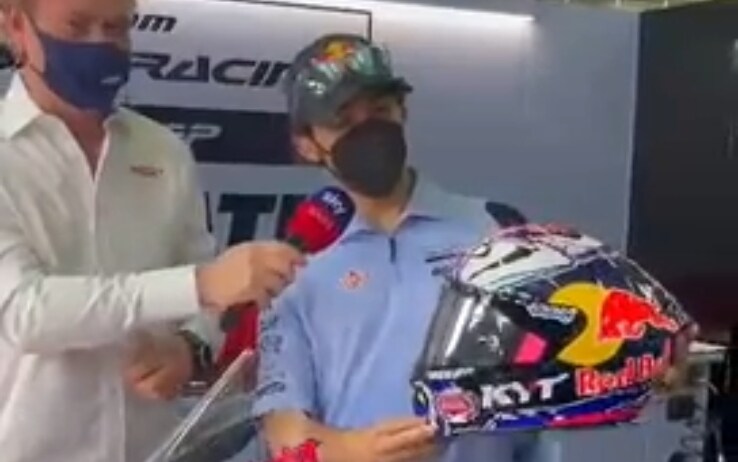MotoGP, Bastianini: i dettagli del nuovo casco. FOTO e VIDEO | Sky Sport