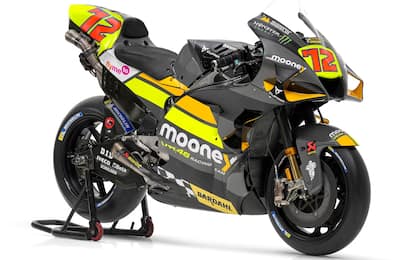 Ducati in giallo: le moto del team Mooney VR46