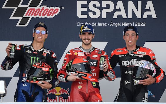 MotoGP, GP d’Espagne.  Résultats de la course de Jerez : Victoire de Bagnaia, 2e Quartararo