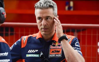 MUGELLO CIRCUIT, ITALY - MAY 28: Francesco Guidotti, Team Manager Red Bull KTM Factory Racing during the Italian GP at Mugello Circuit on Saturday May 28, 2022 in Scarperia e San Piero, Italy. (Photo by Gold and Goose / LAT Images)
