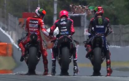 Bagnaia e Quartararo, che "dispetti" a Espargaró
