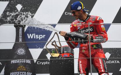 Bagnaia vince in Austria. 2° Quartararo, 3° Miller