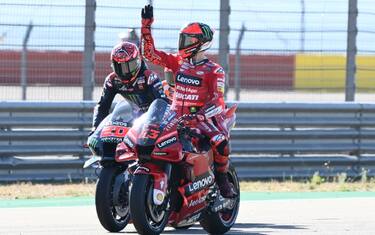 GP Aragon, pole record di Bagnaia. 3° Bastianini